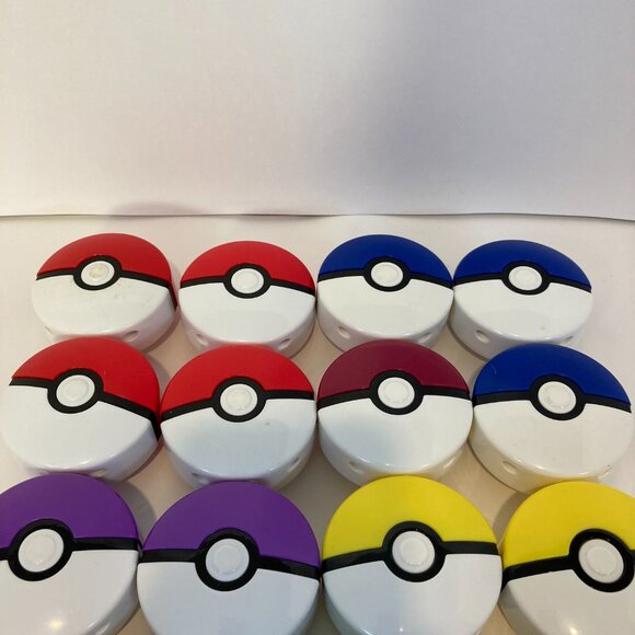 2019 POKEMON McDonalds Pokeball Disc Launcher 17 Happy Meal Toys 7 Disks - Picture 8 of 9